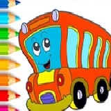Coloring Book: Bus