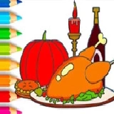 Coloring Book: Thanksgiving Day