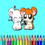 Hamster Coloring Book