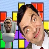 Mr Bean &amp; Skibidi Tetris
