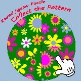 Round jigsaw Puzzle - Collect the Pattern