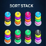 Sort Stack color Hoop Game